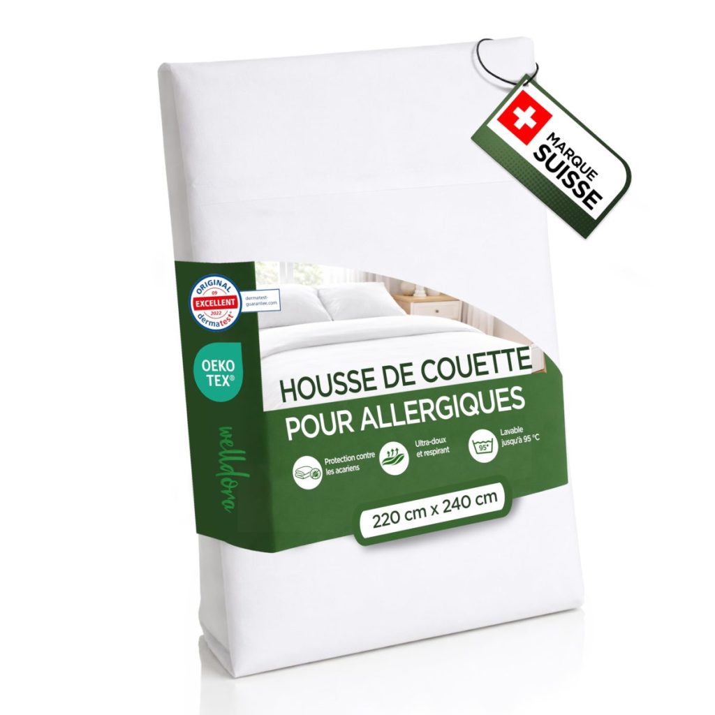 Couette anti acarien Welldora 220 x 240