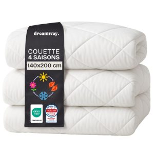 Couette Dreamway 4 Saisons 3-en-1 140x200 cm