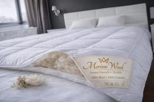 Couette laine vierge 220x240