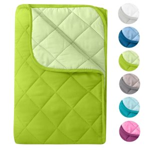 Meilleure couette été microfibre 135x200 Oeko-Tex verte